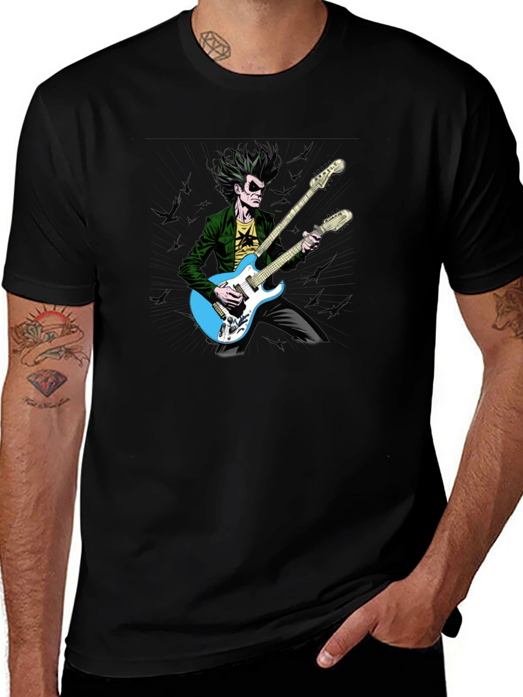 Dual Guitar Rock T-Shirt