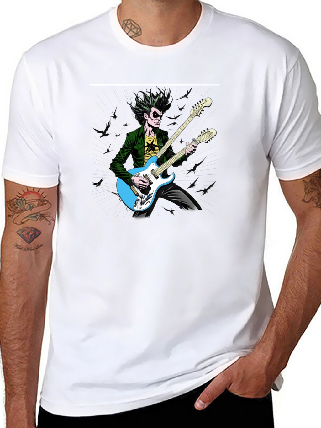 Dual Guitar Rock T-Shirt