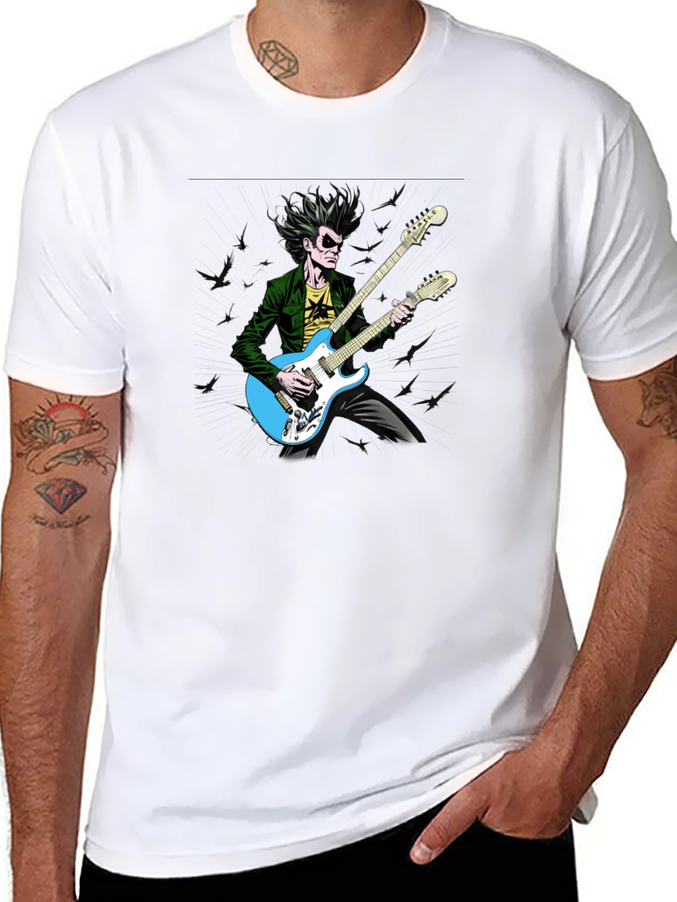 Dual Guitar Rock T-Shirt