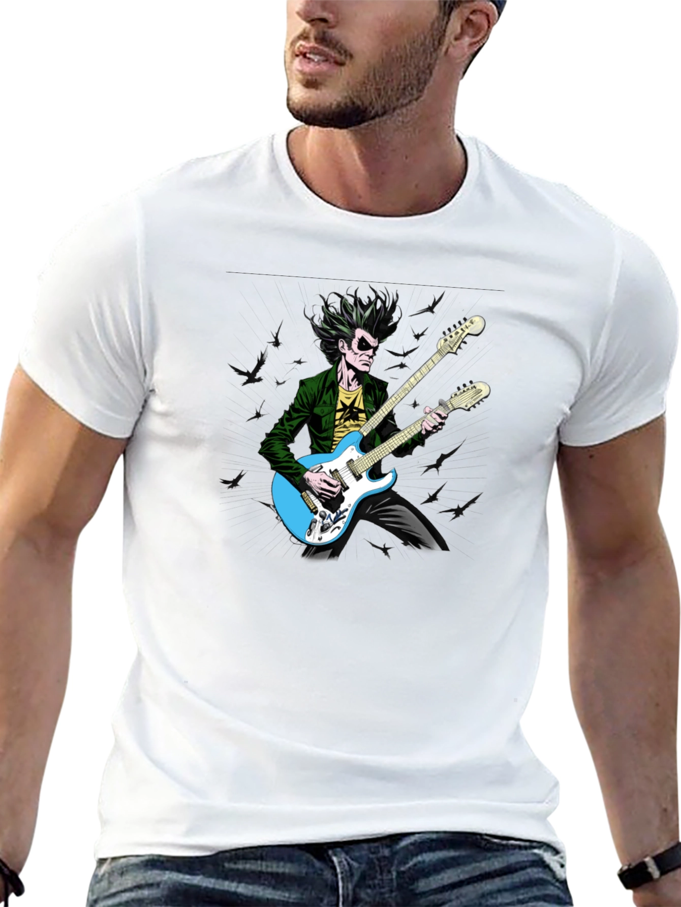 Dual Guitar Rock T-Shirt