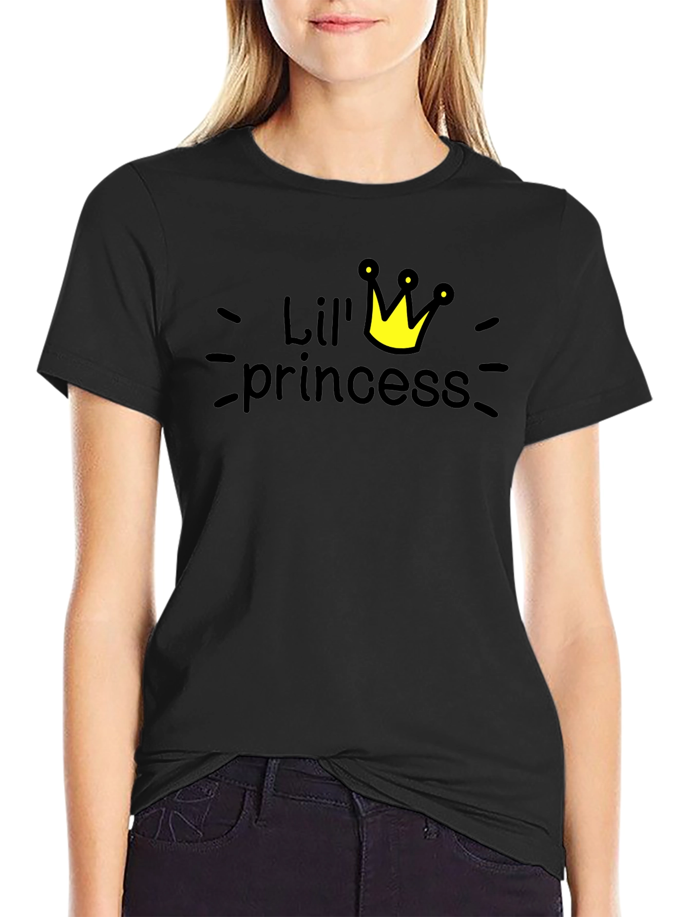 Lil Princess Graphic Print T-Shirt
