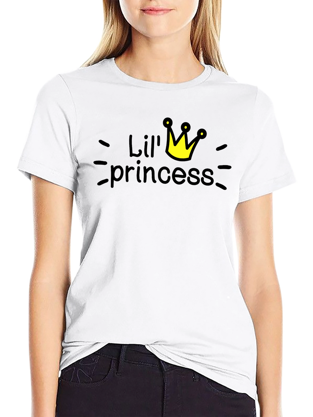 Lil Princess Graphic Print T-Shirt