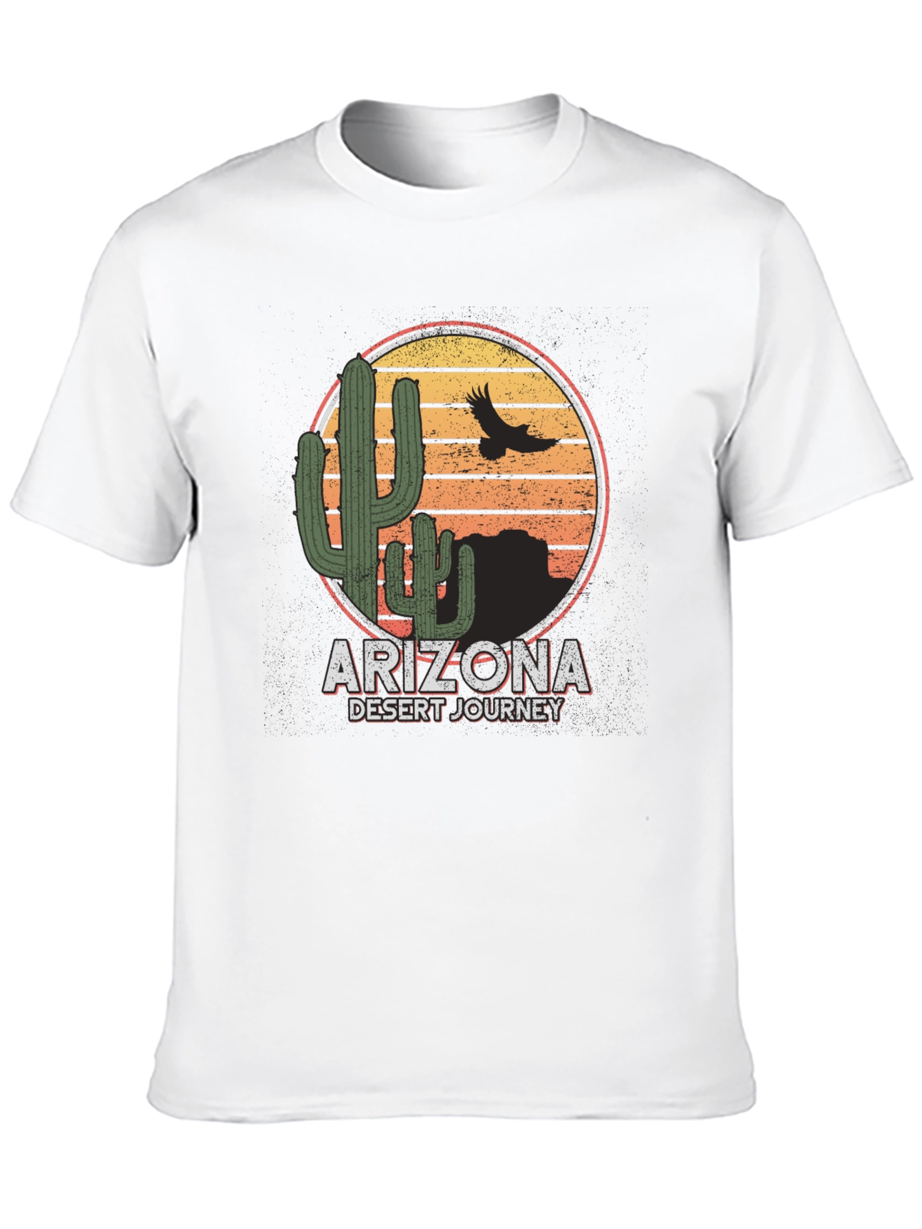 Arizona Desert Journey Graphic Tee - Black