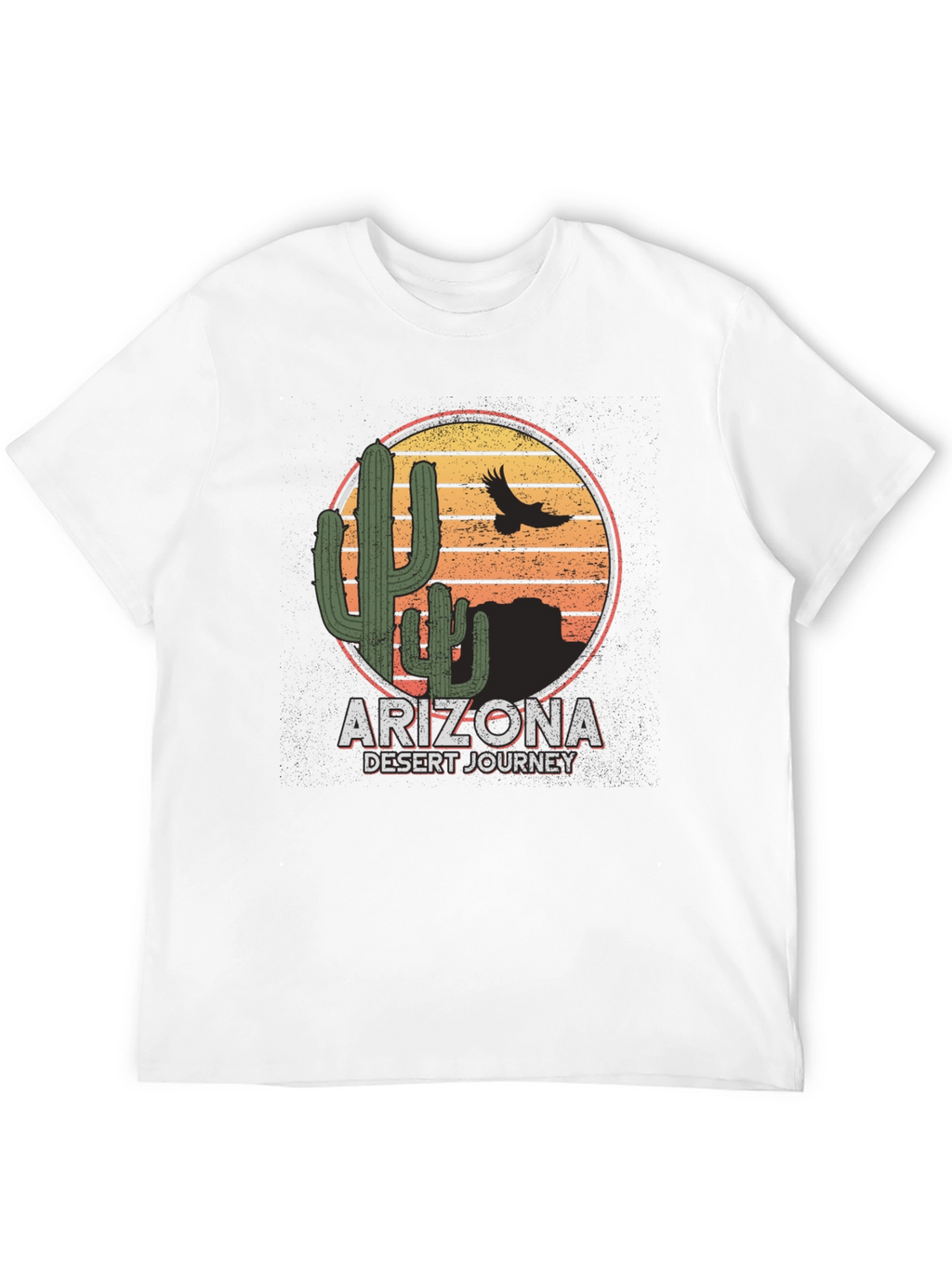 Arizona Desert Journey Graphic Tee - Black