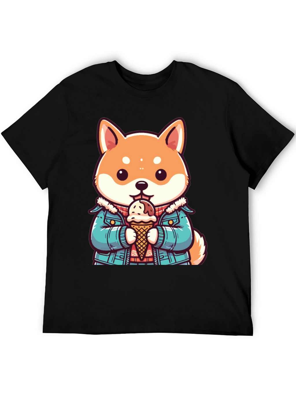 Shiba Inu Ice Cream T-Shirt