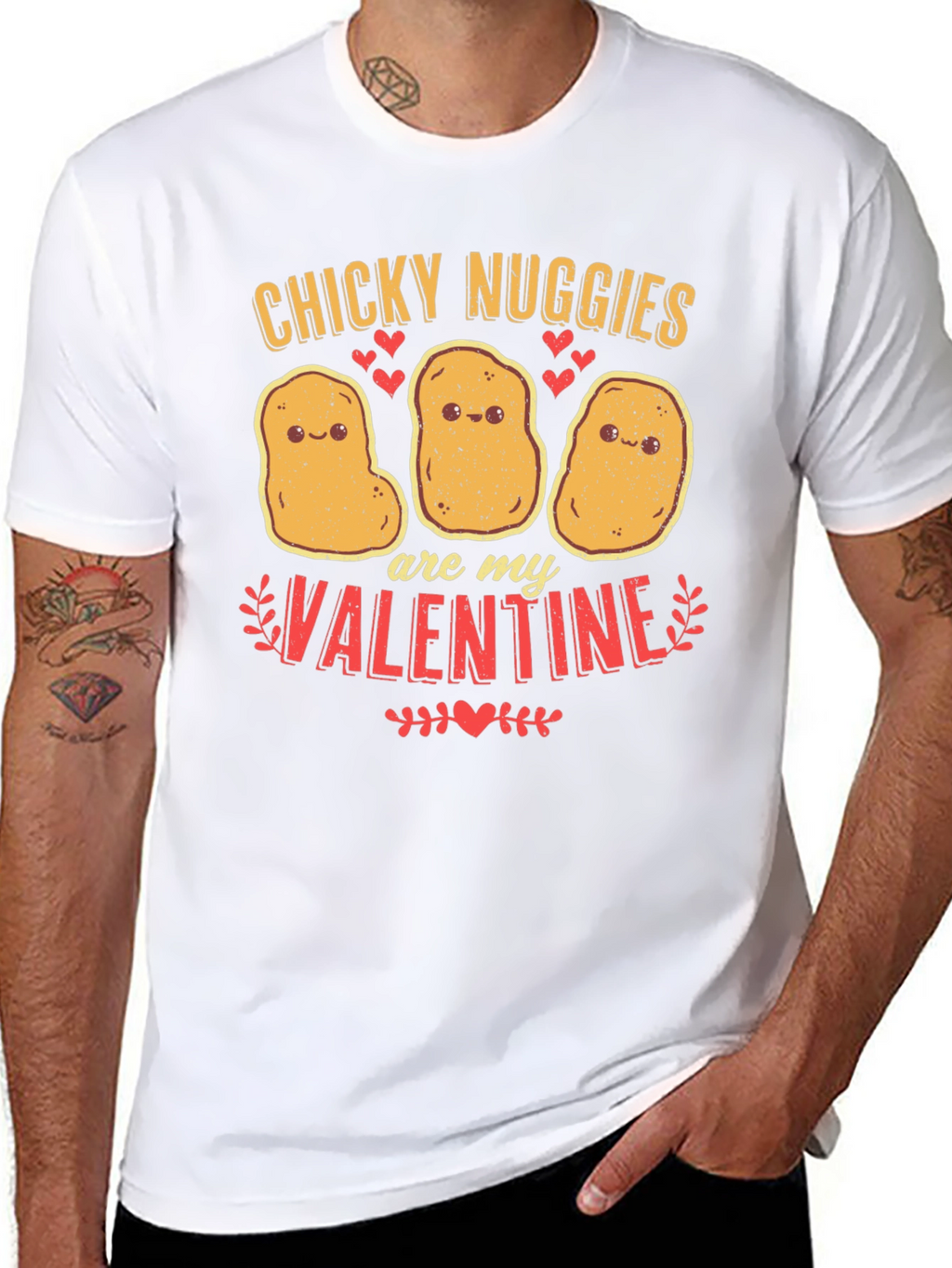 Chicky Nuggies Valentines Day T-Shirt