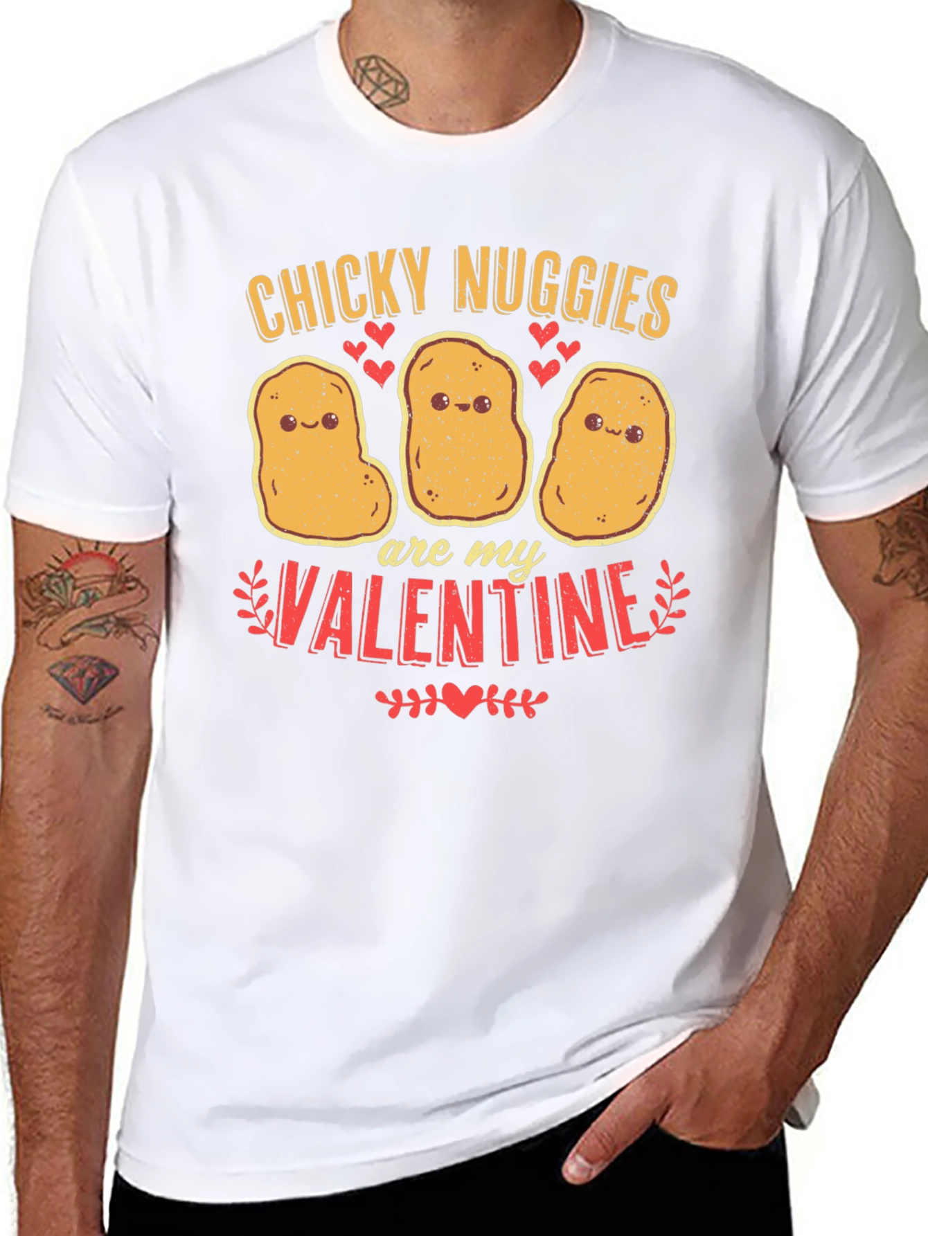 Chicky Nuggies Valentines Day T-Shirt