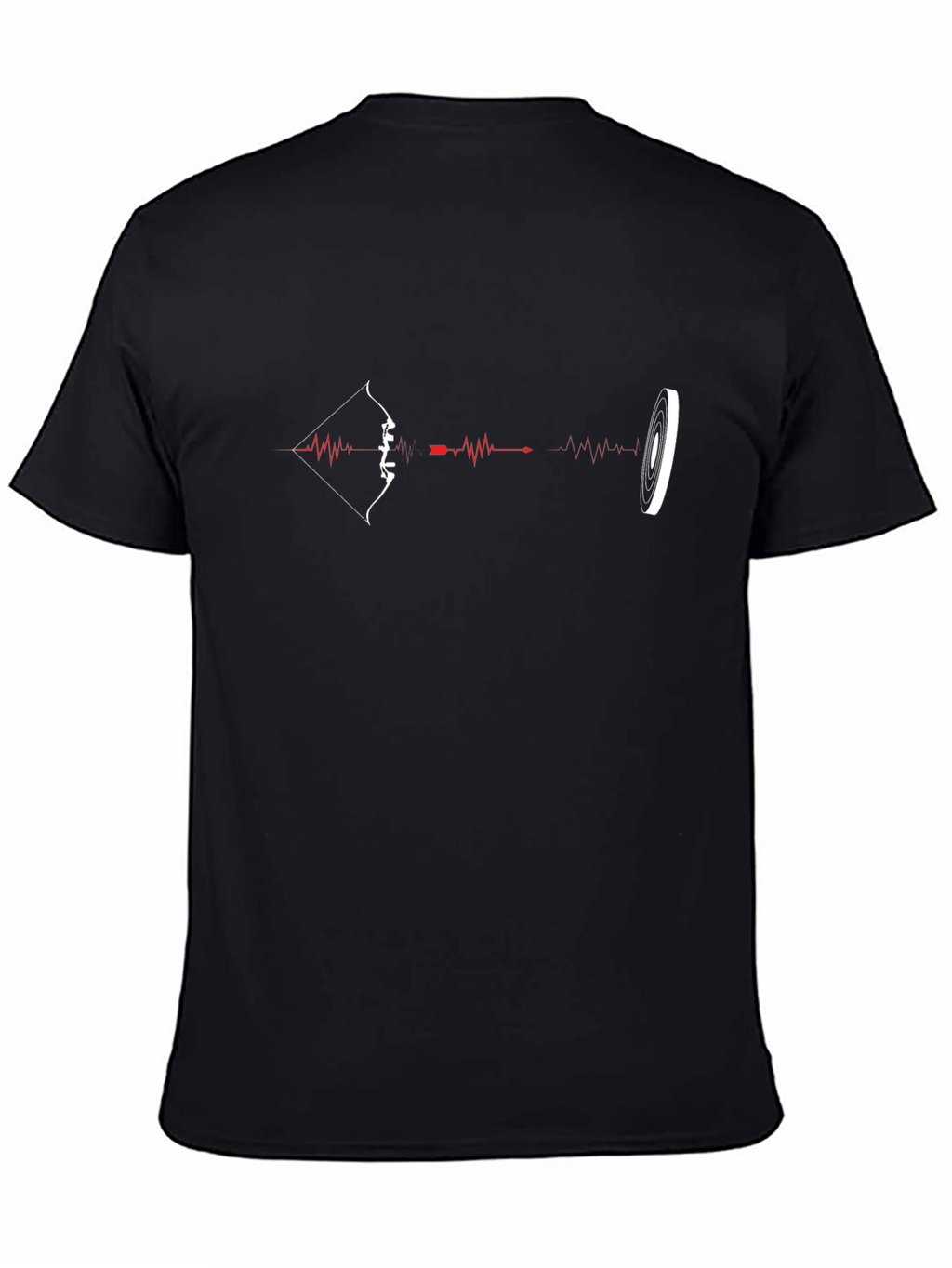 Archer Heartbeat T-Shirt - Archery Target Tee