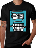 Circuit Board Graphic Tee - Black