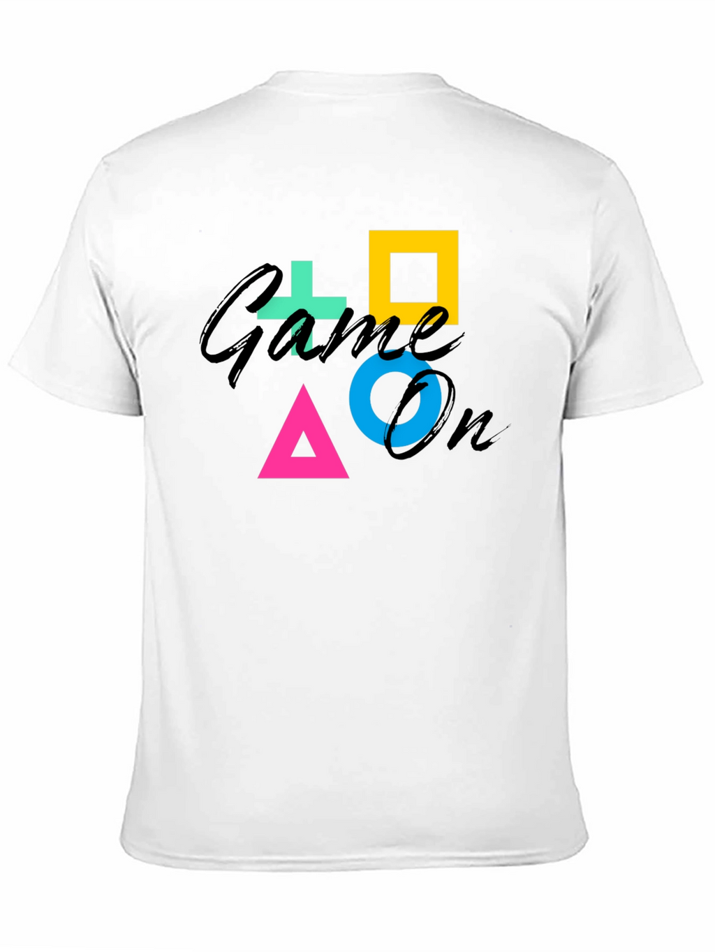 Game On Symbol Black T-Shirt