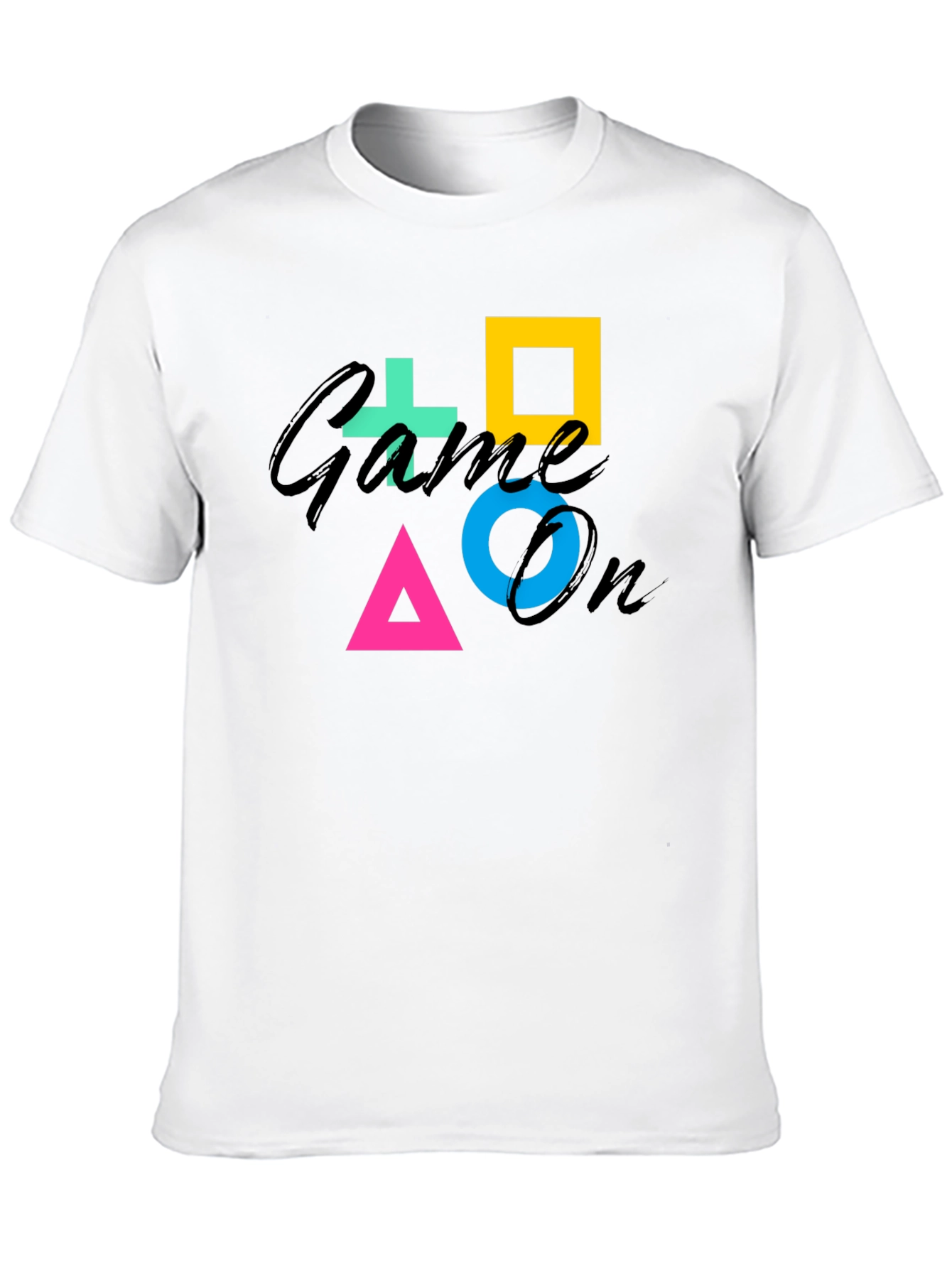 Game On Symbol Black T-Shirt