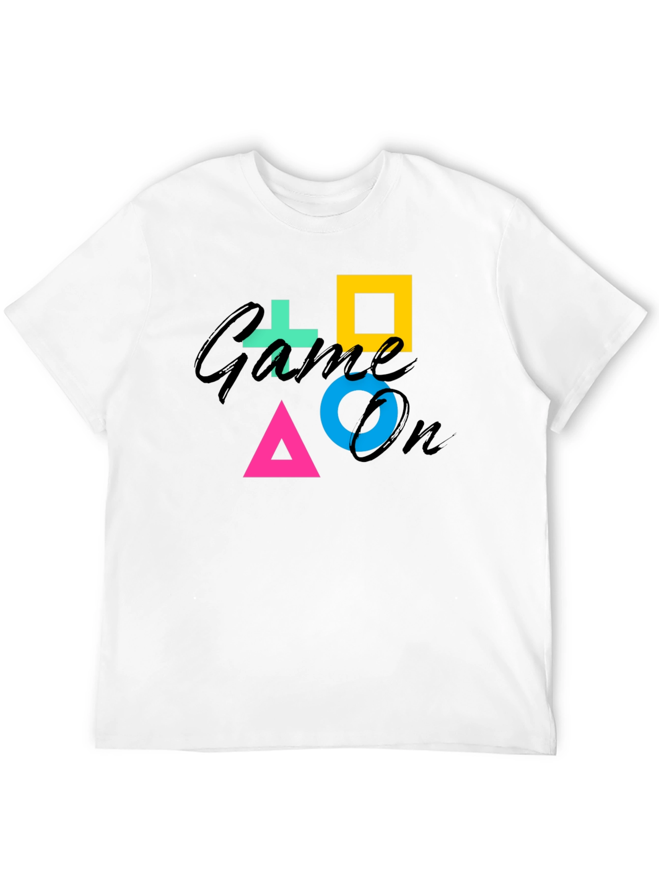 Game On Symbol Black T-Shirt