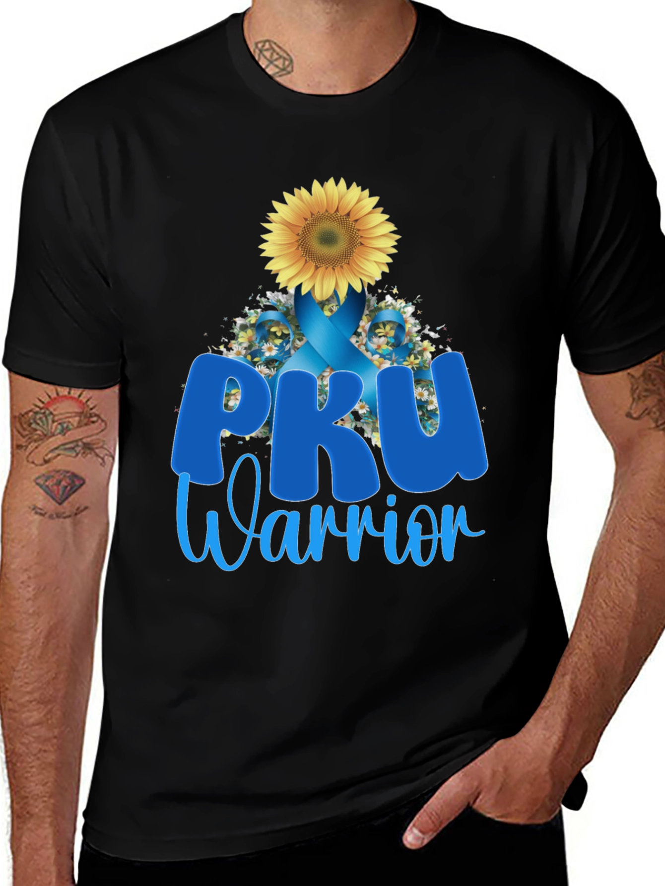 PKU Warrior T-Shirt Sunflower Ribbon