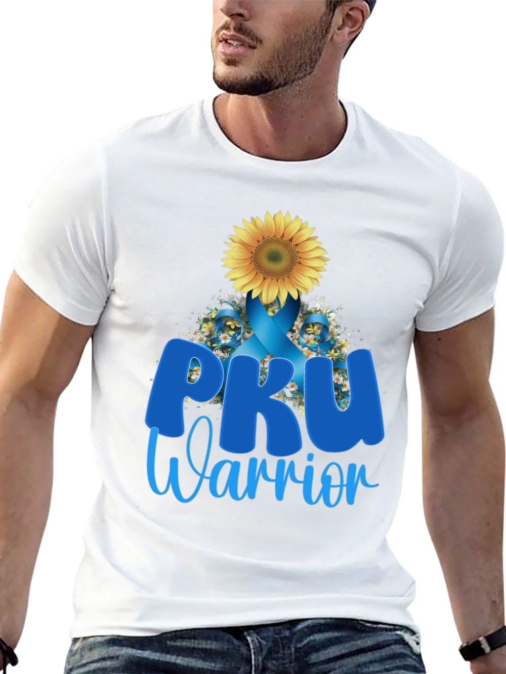 PKU Warrior T-Shirt Sunflower Ribbon