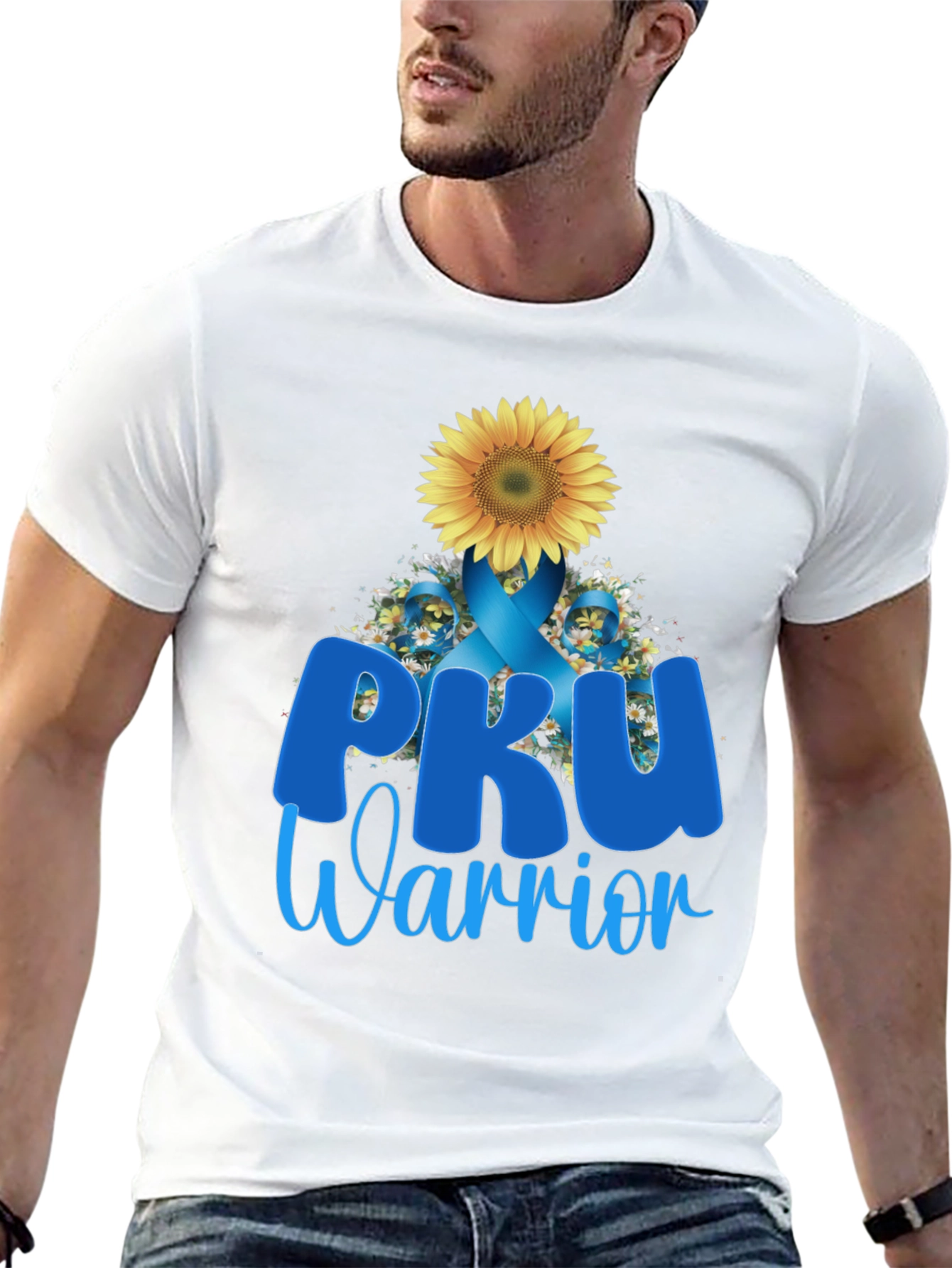 PKU Warrior T-Shirt Sunflower Ribbon