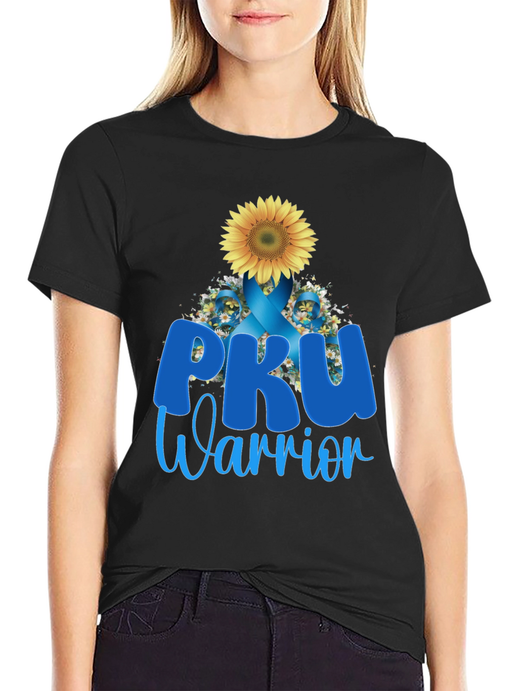 PKU Warrior T-Shirt Sunflower Ribbon
