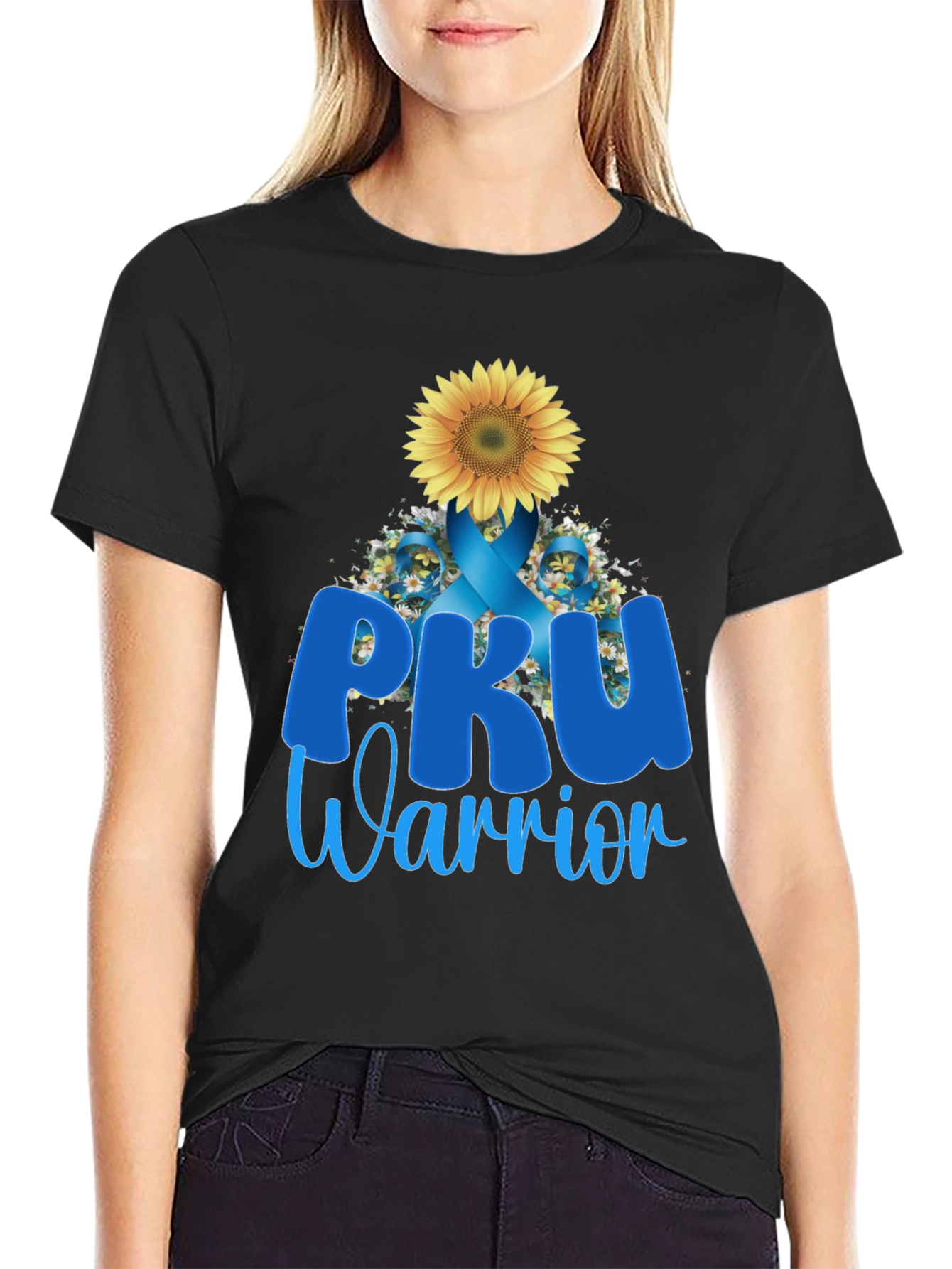 PKU Warrior T-Shirt Sunflower Ribbon