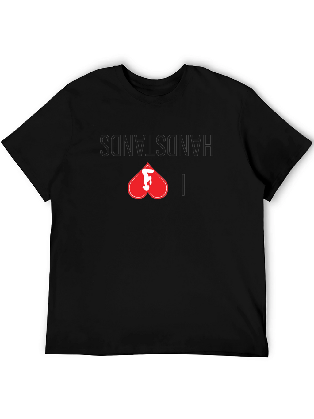 I Heart Handstands Black T-Shirt