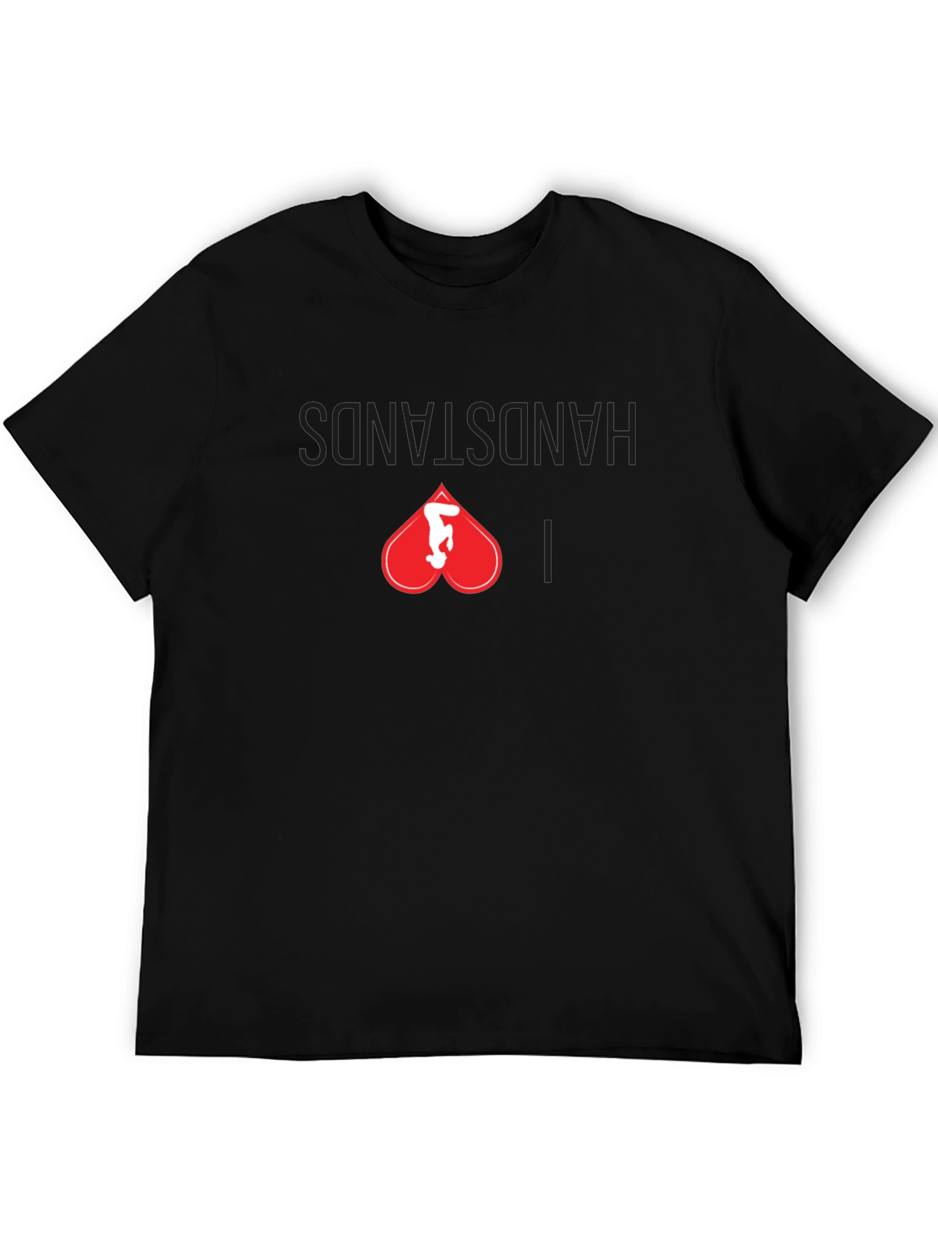 I Heart Handstands Black T-Shirt
