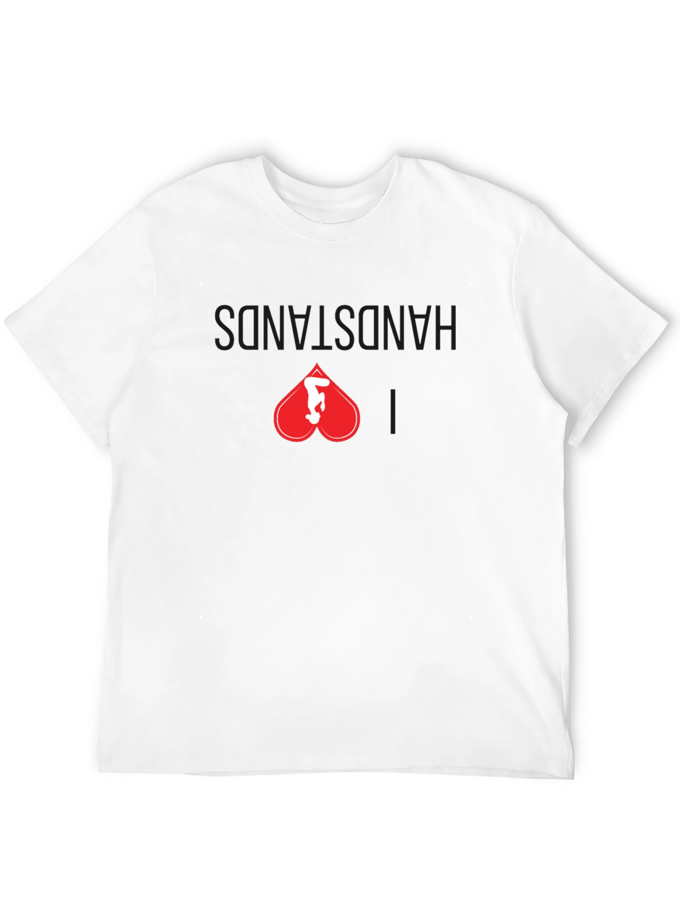 I Heart Handstands Black T-Shirt