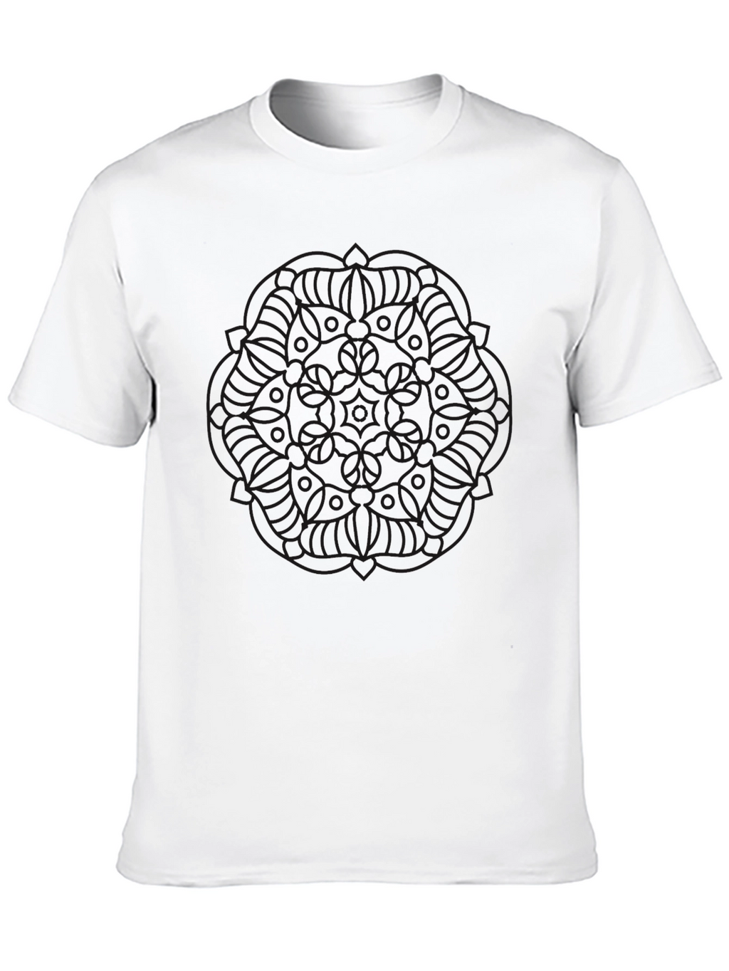 Stylish Black Graphic Tee - Mens Casual Wear