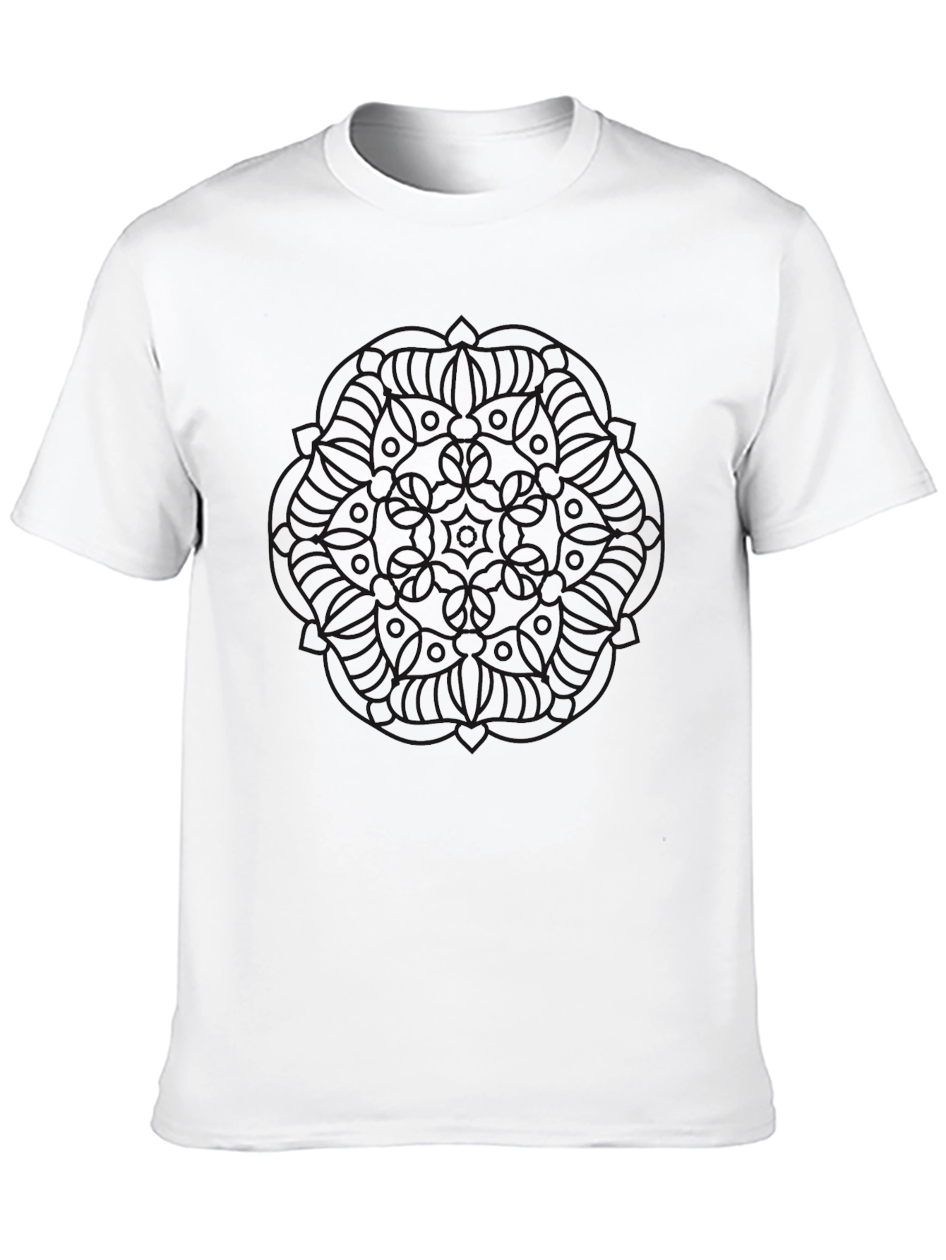 Stylish Black Graphic Tee - Mens Casual Wear