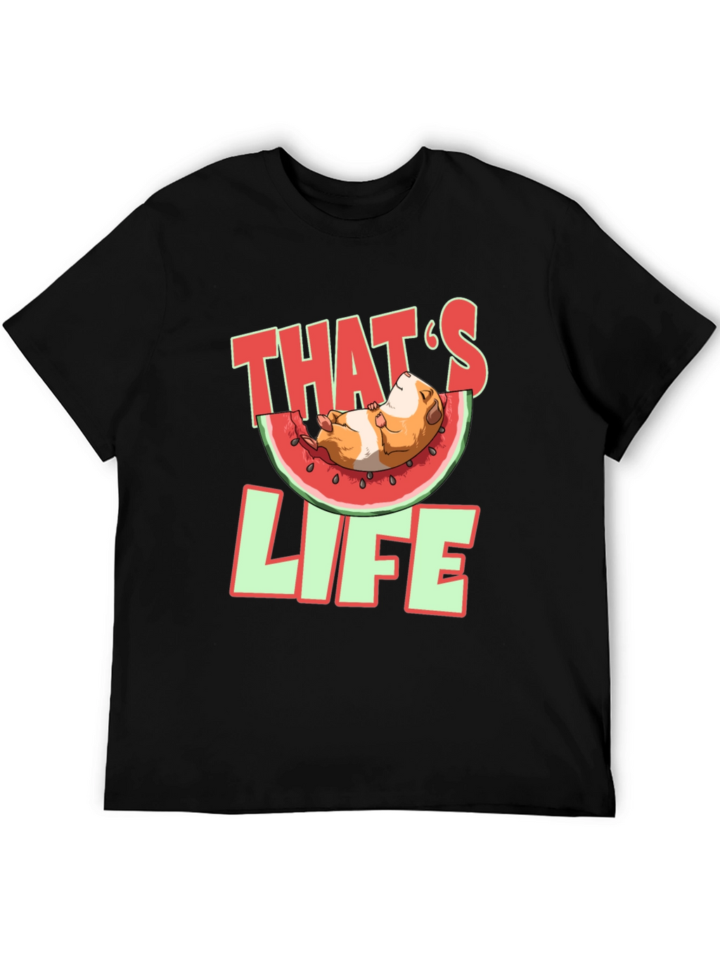 Thats Life Guinea Pig Watermelon T-Shirt