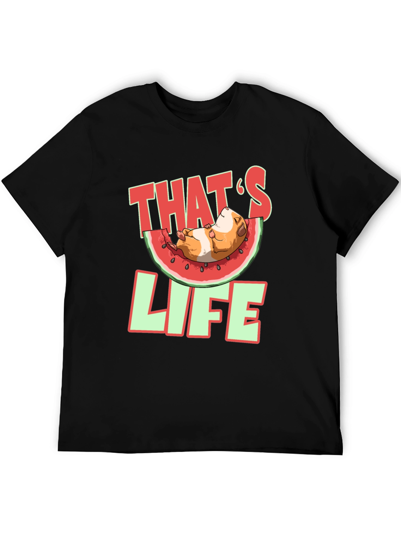 Thats Life Guinea Pig Watermelon T-Shirt