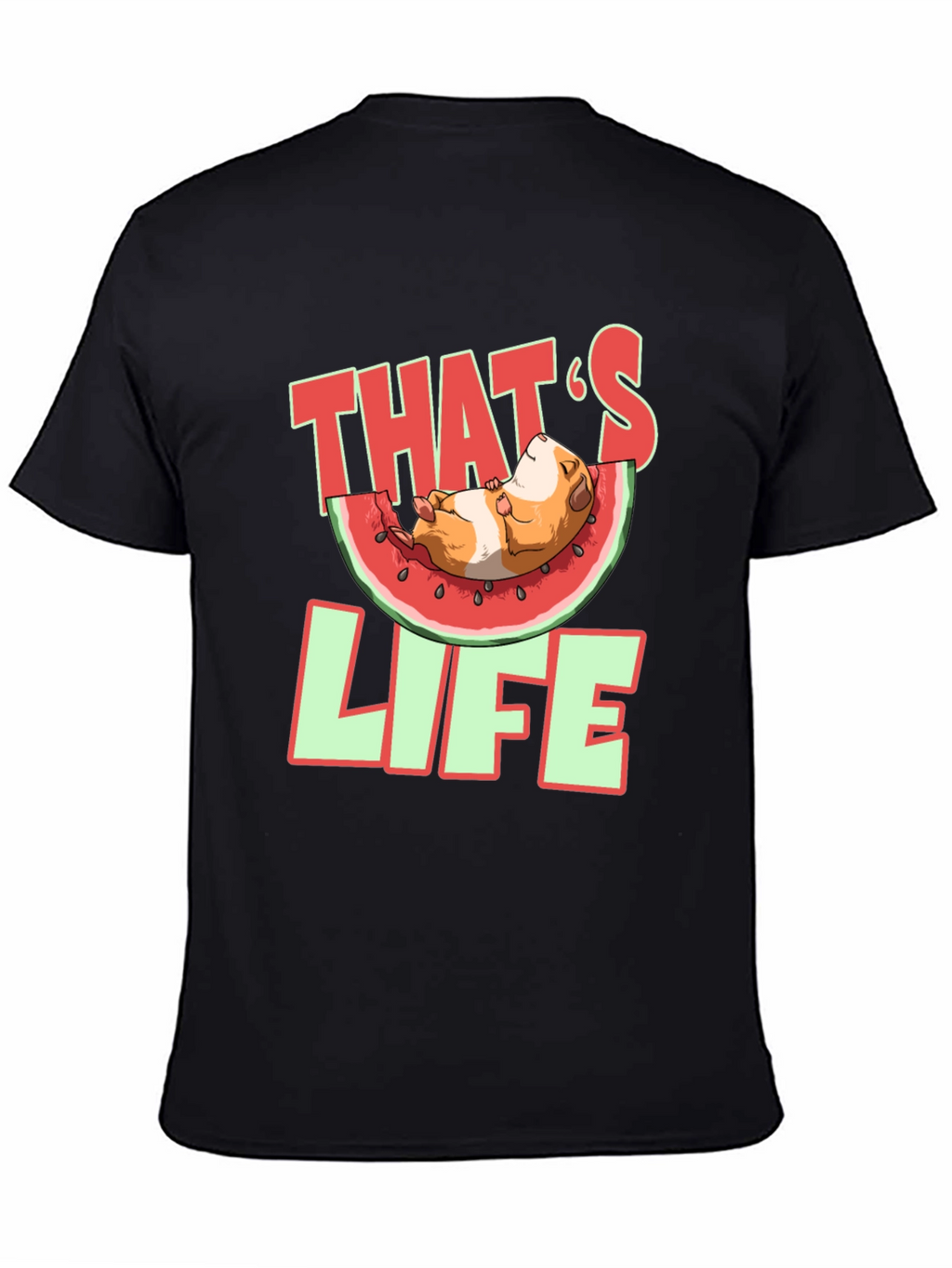 Thats Life Guinea Pig Watermelon T-Shirt