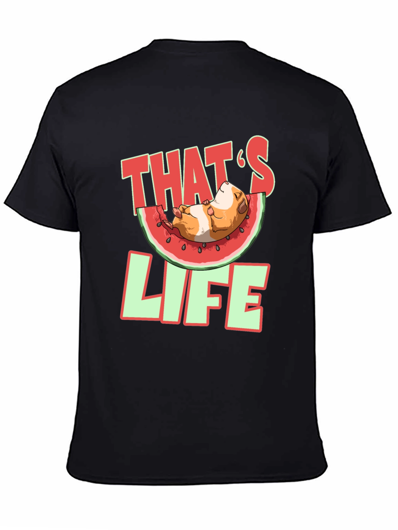 Thats Life Guinea Pig Watermelon T-Shirt