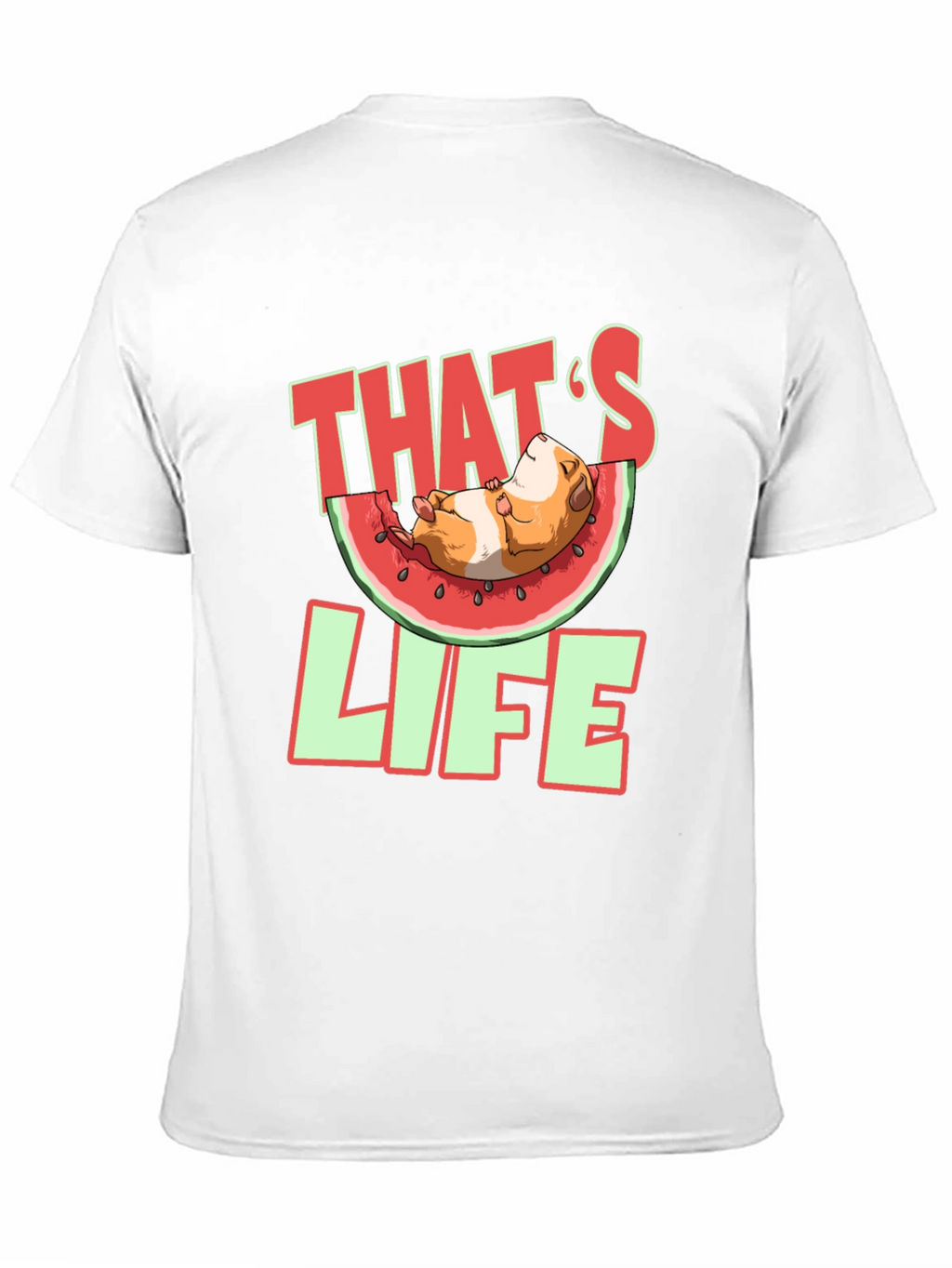 Thats Life Guinea Pig Watermelon T-Shirt