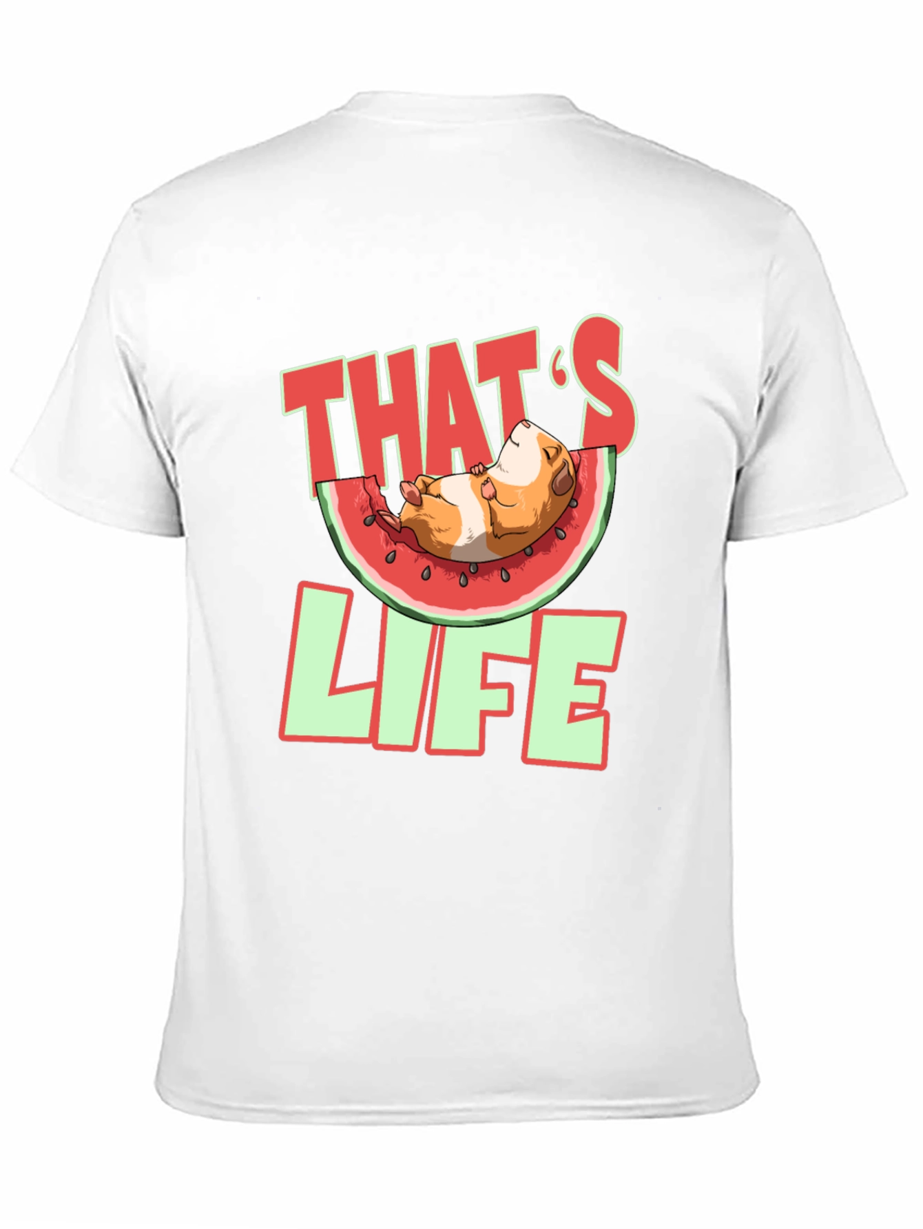 Thats Life Guinea Pig Watermelon T-Shirt