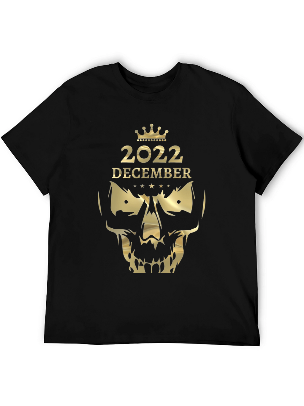 December 2022 Skull Graphic T-Shirt