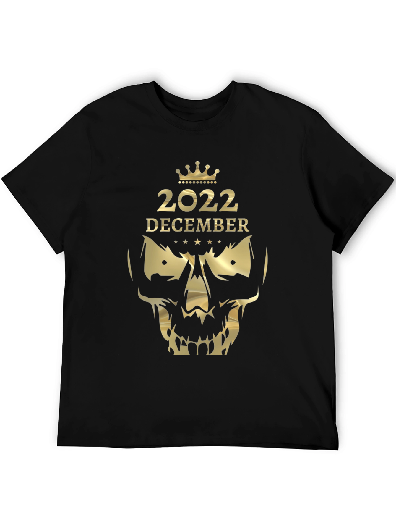 December 2022 Skull Graphic T-Shirt