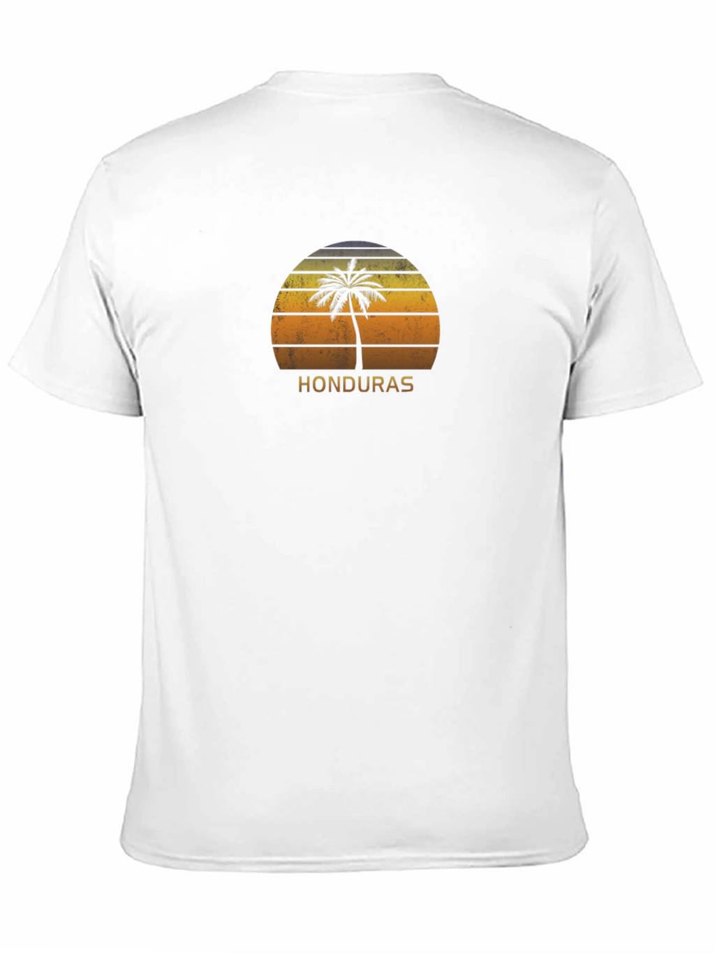 Honduras Palm Tree Sunset Graphic T-Shirt