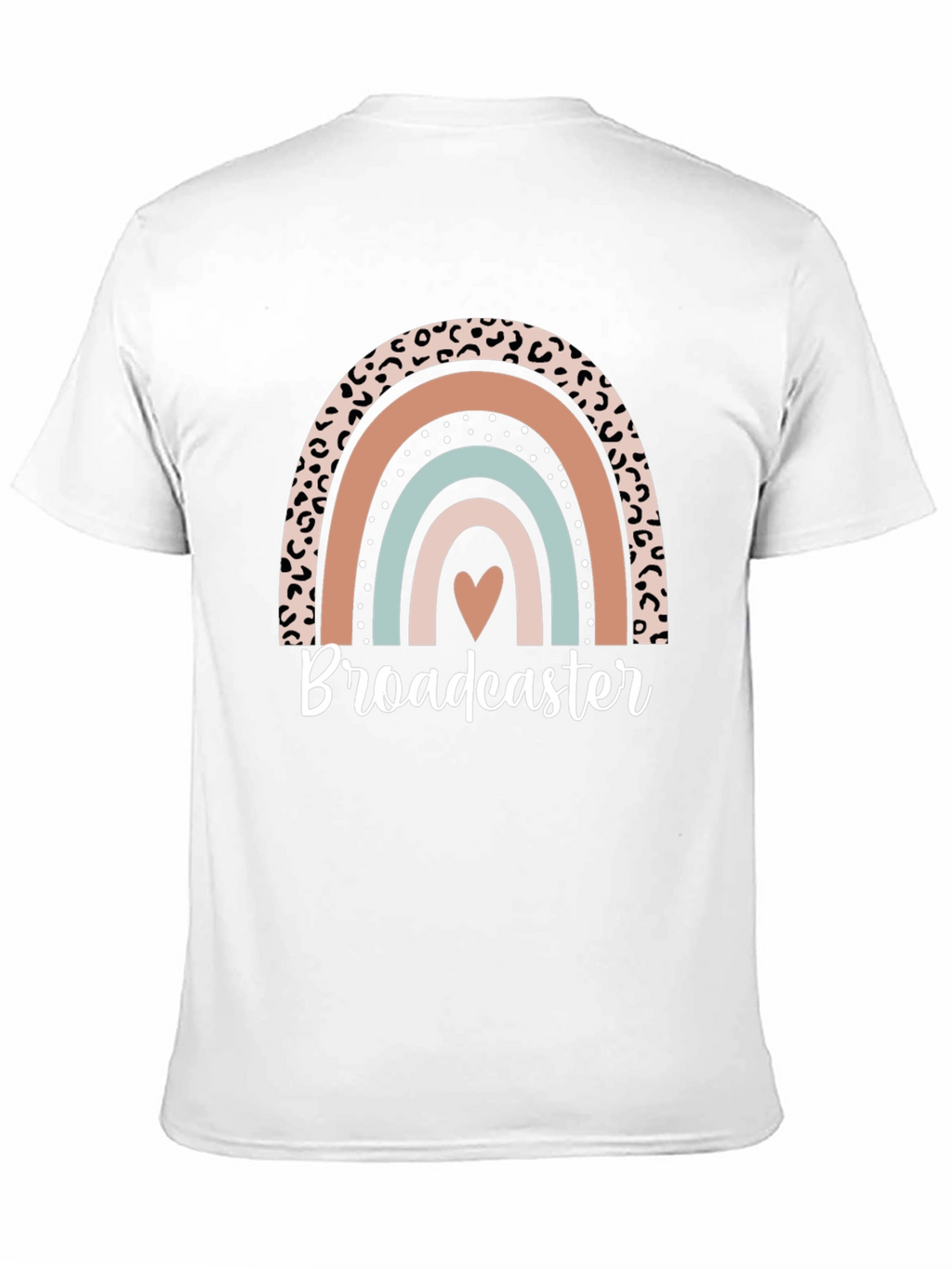 Broadcaster Rainbow Graphic Tee - Stylish Comfort