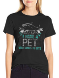 Careful Pet Shark Bite Graphic Tee