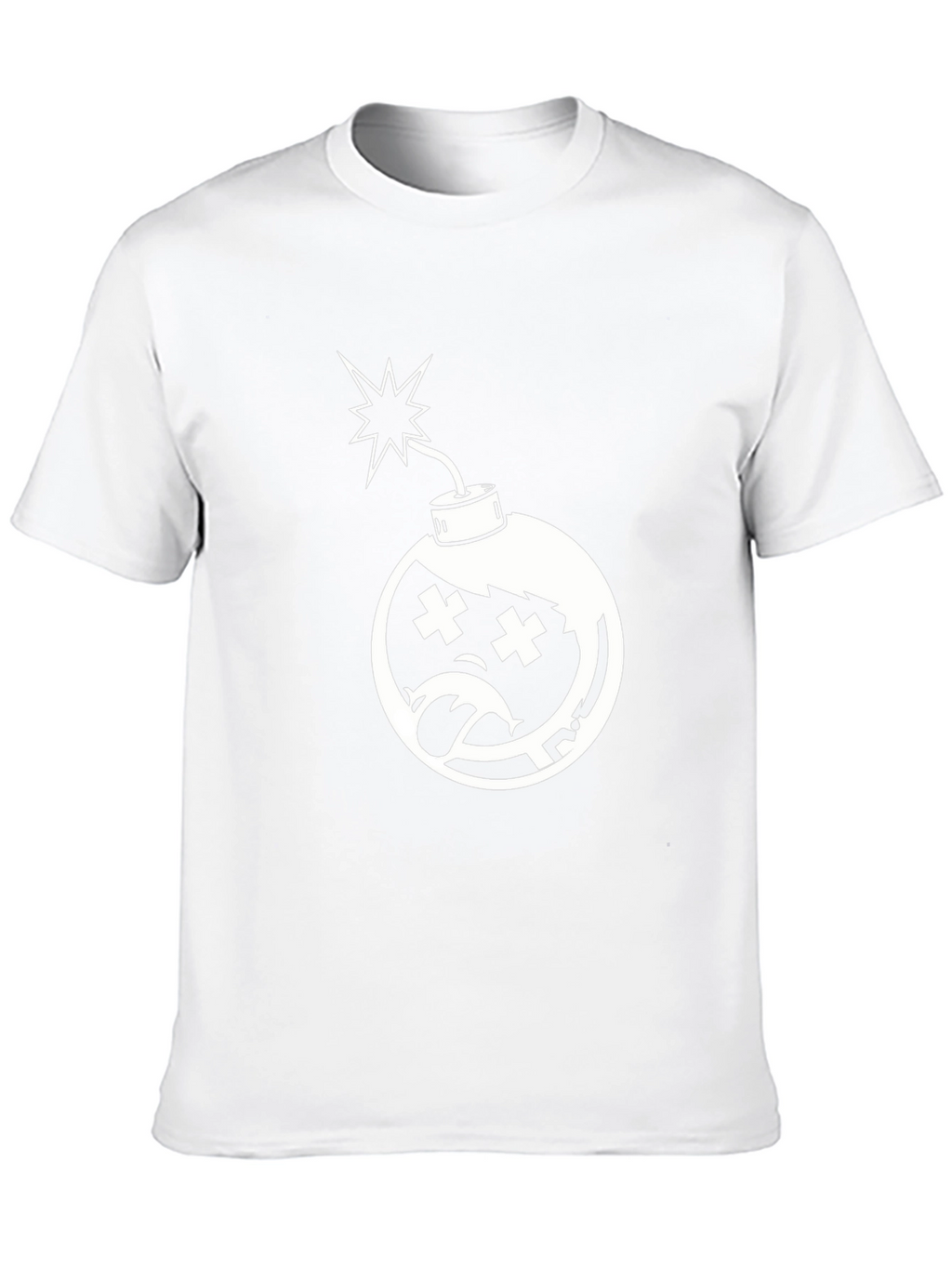 Edgy Bomb Graphic Tee - Classic Black T-Shirt