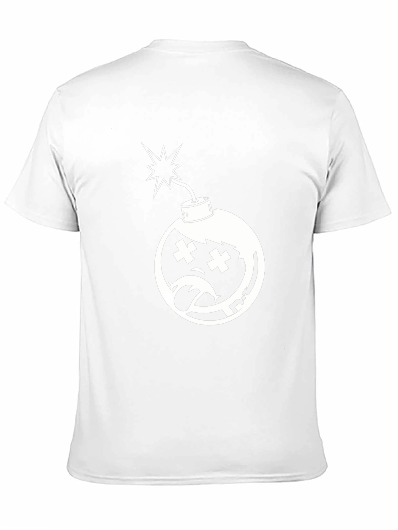 Edgy Bomb Graphic Tee - Classic Black T-Shirt