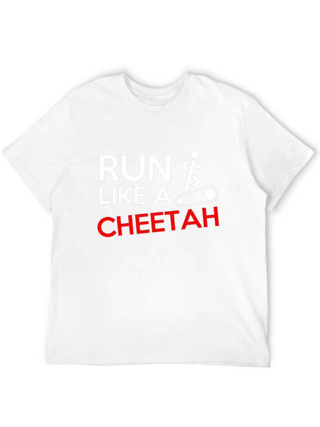 Run Like A Cheetah Funny Workout T-Shirt