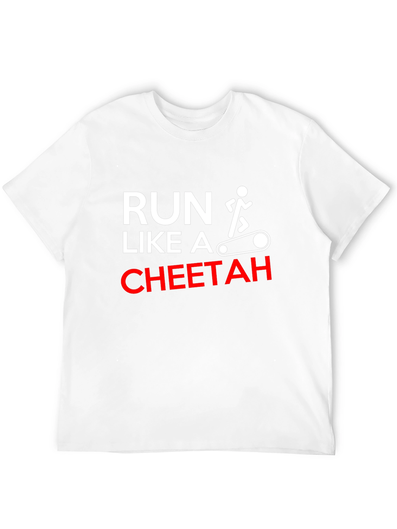 Run Like A Cheetah Funny Workout T-Shirt