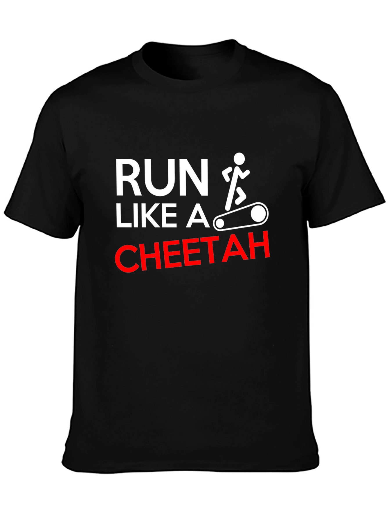 Run Like A Cheetah Funny Workout T-Shirt