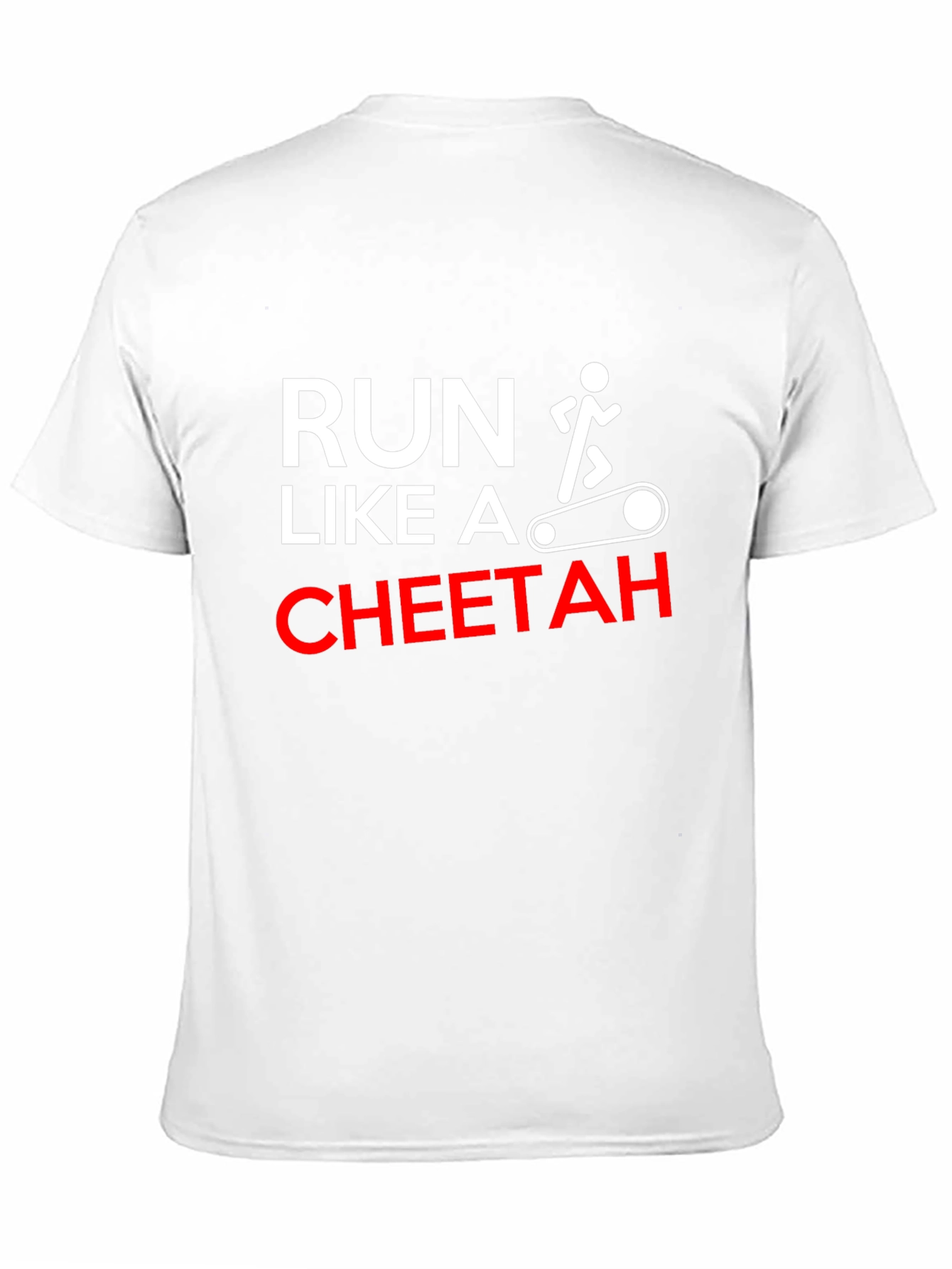 Run Like A Cheetah Funny Workout T-Shirt