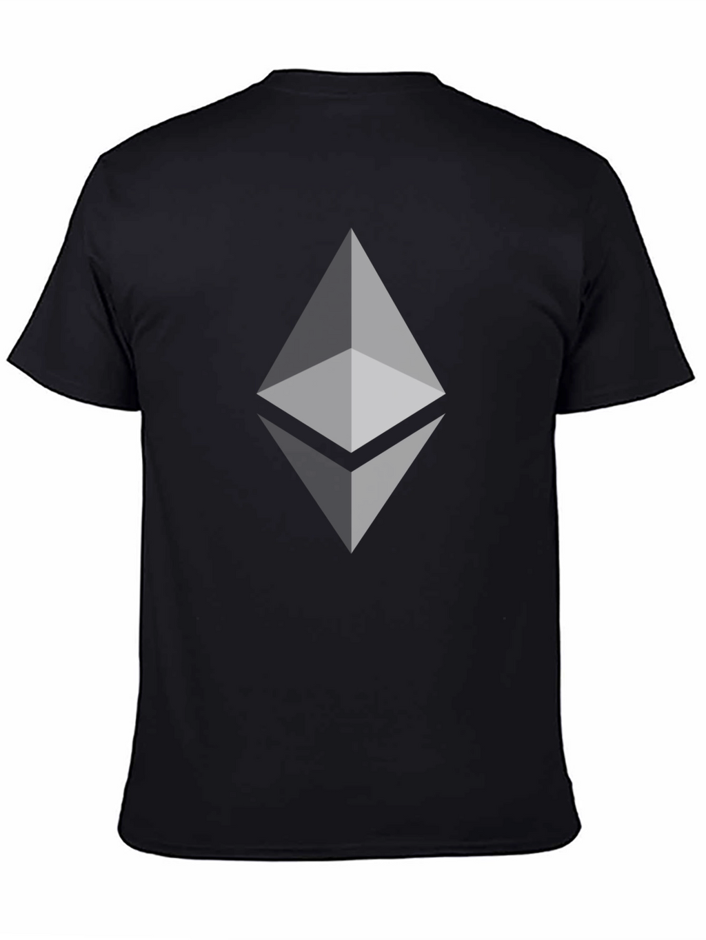 Ethereum Crypto T-Shirt - Modern Black Tee