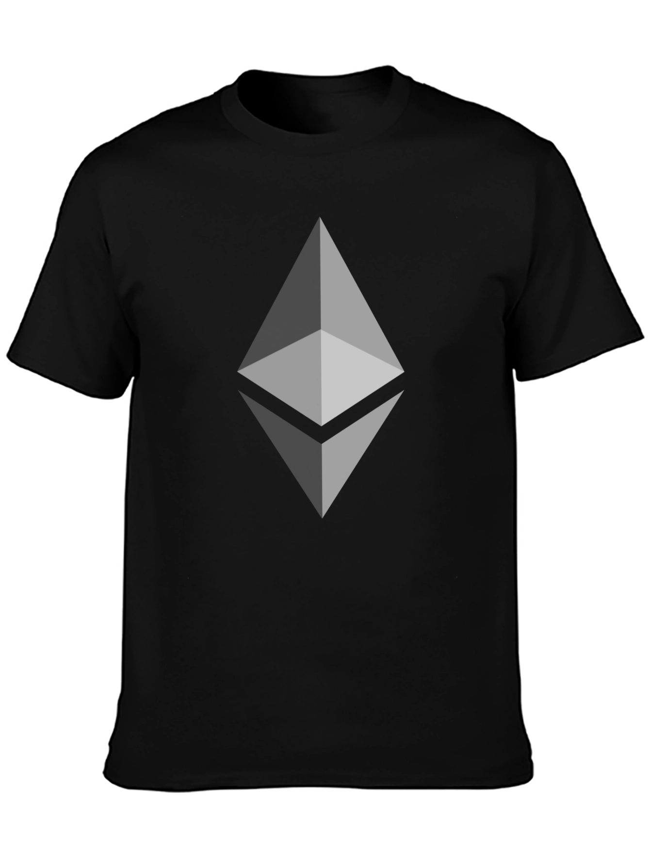 Ethereum Crypto T-Shirt - Modern Black Tee