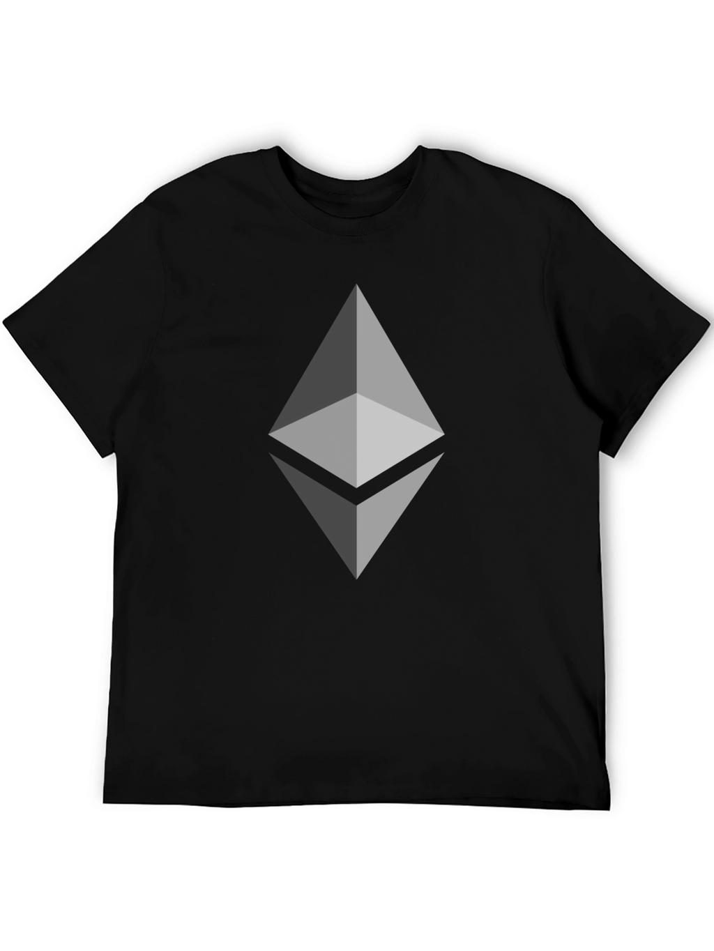 Ethereum Crypto T-Shirt - Modern Black Tee