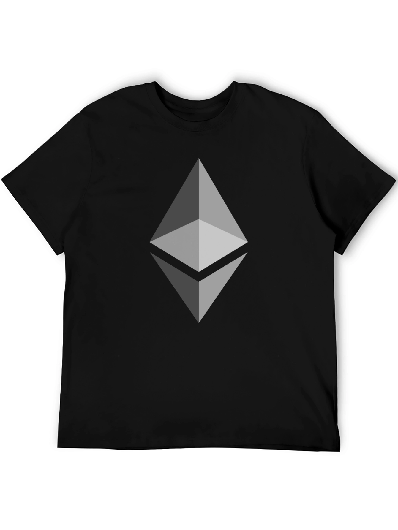 Ethereum Crypto T-Shirt - Modern Black Tee