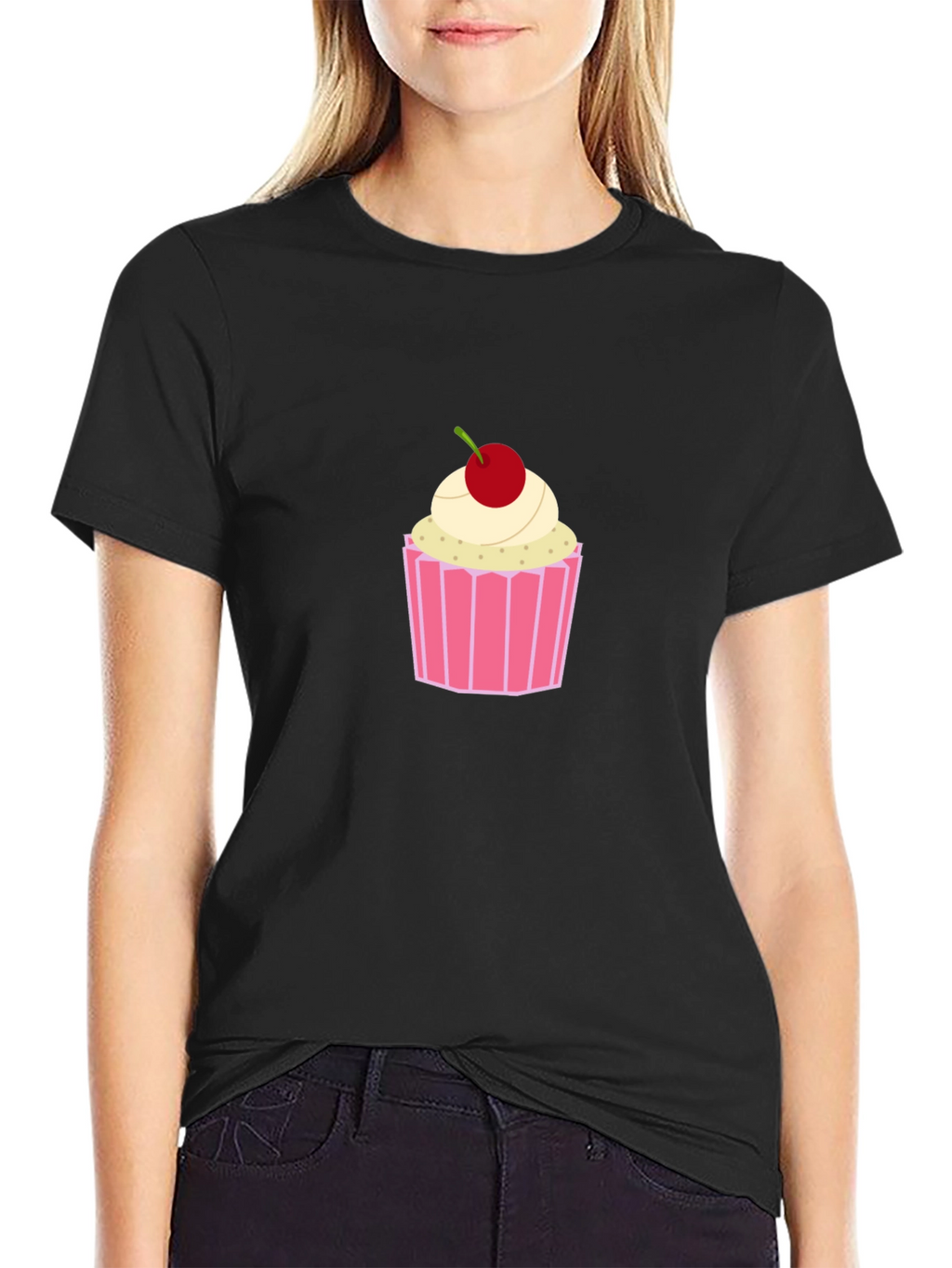 Cupcake Graphic T-Shirt - Fun & Casual Tee
