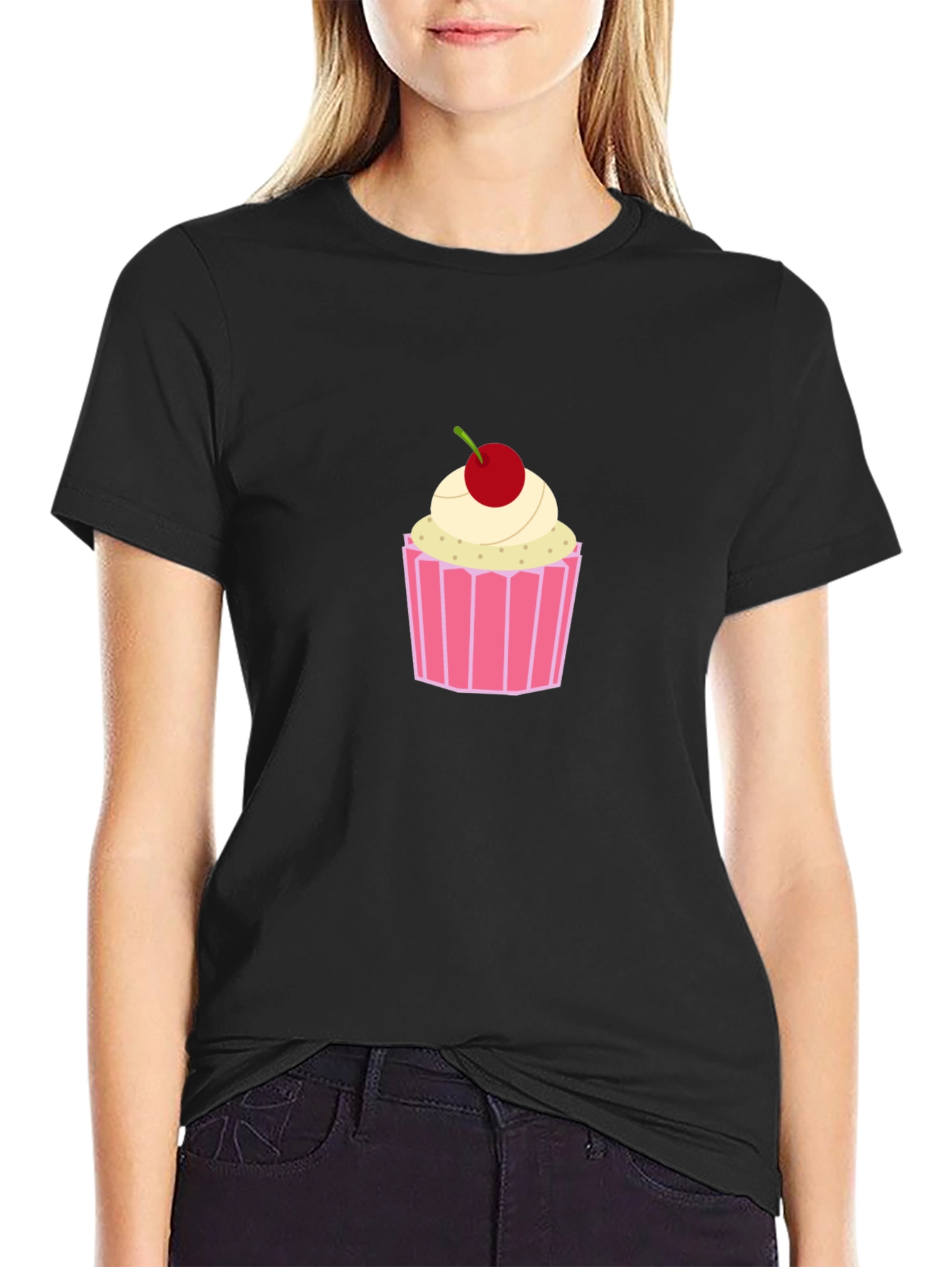 Cupcake Graphic T-Shirt - Fun & Casual Tee