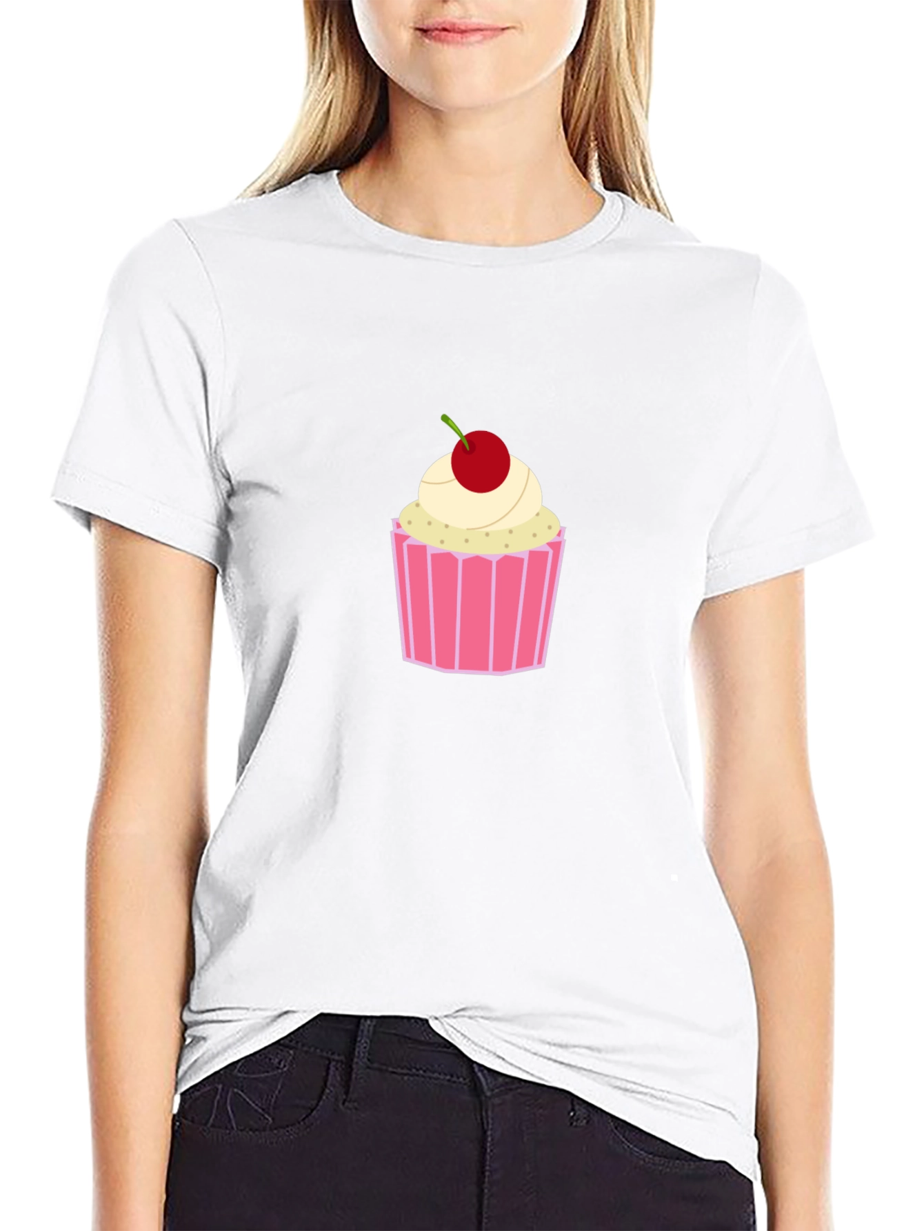 Cupcake Graphic T-Shirt - Fun & Casual Tee